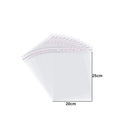 1000 Unidades Saco Adesivado 20x25