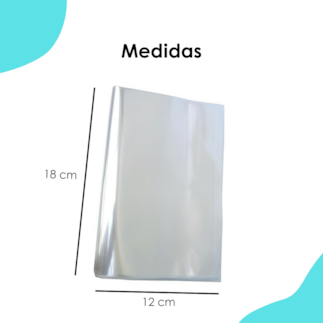 1000 Unidades Saco Transparente 12x18