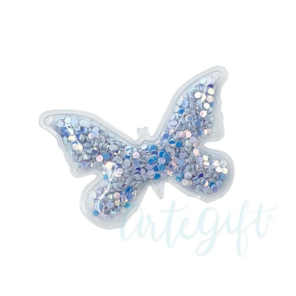 Aplique Borboleta Incolor Pacote 2 Unidades