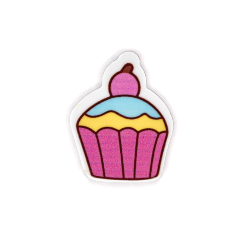 Aplique Cupcake Com 4 Unidades