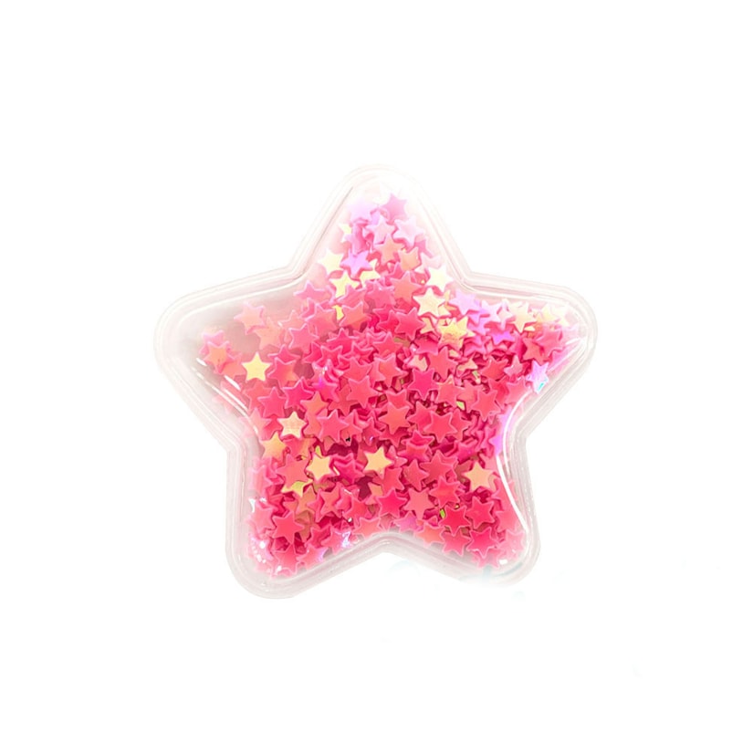 Aplique Estrela Incolor Verde Água Pacote 2 Unida