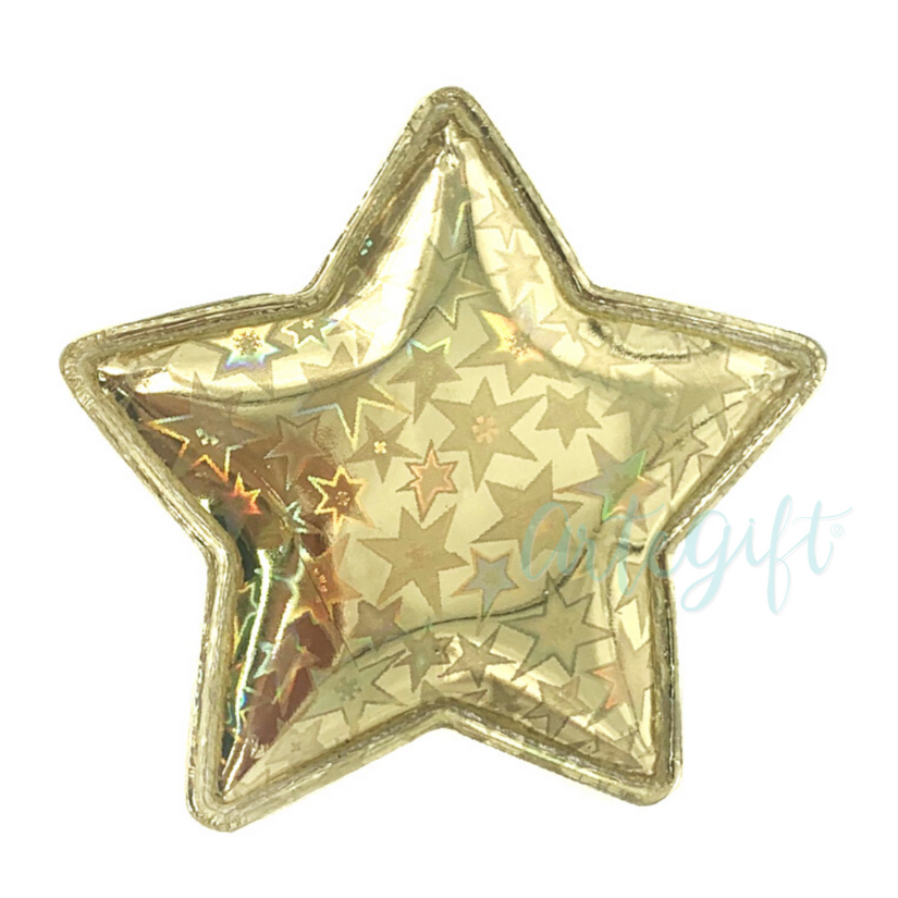 Aplique Estrela Ouro Pacote 02 Unidades