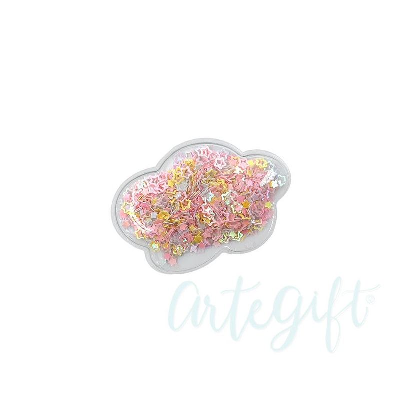 Aplique Nuvem Incolor Colors Pacote 2 Unidades