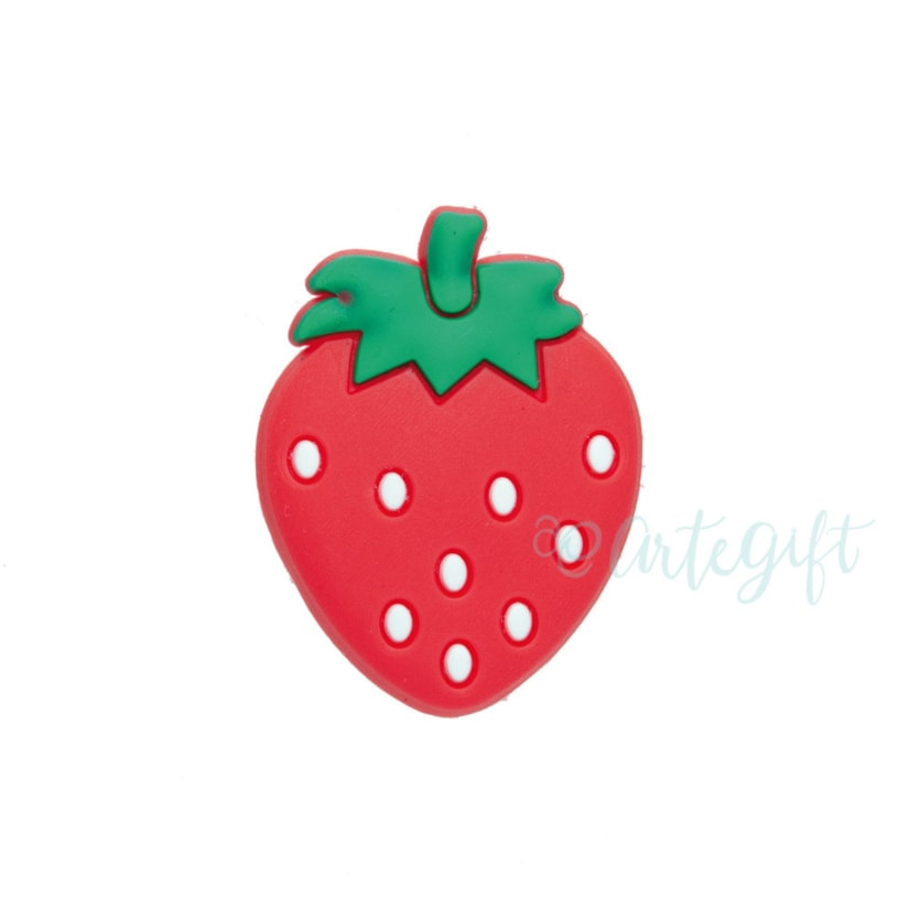 Aplique Silicone Morango Pacote 4 Unidades