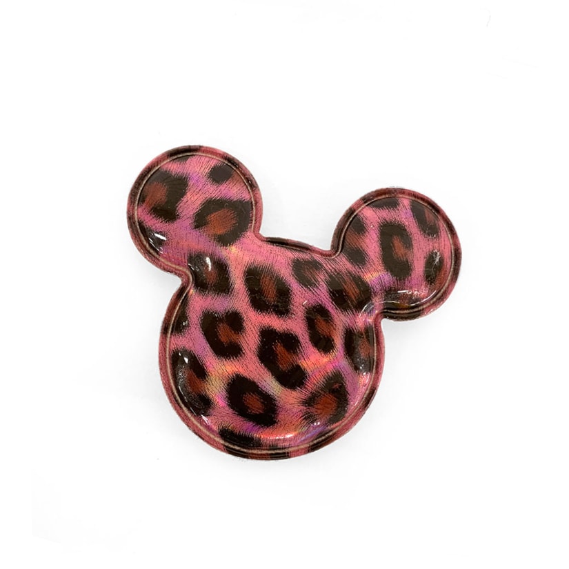 Aplique Urso Animal Print  Pacote 2 Unidades