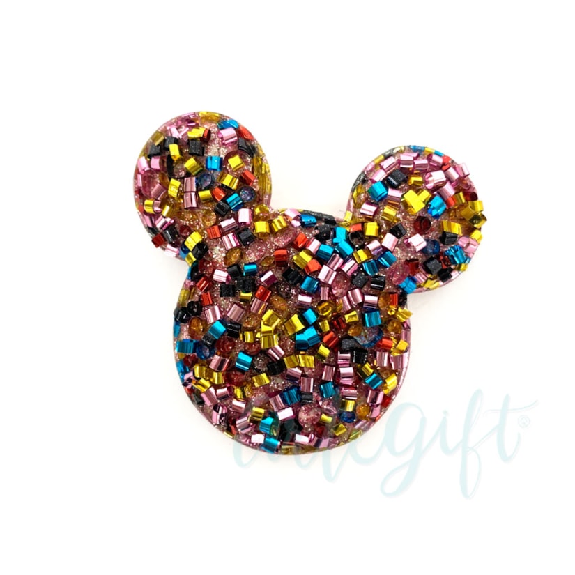 Aplique Urso Canutilho Rosa/Azul Pacote 2 Unidades