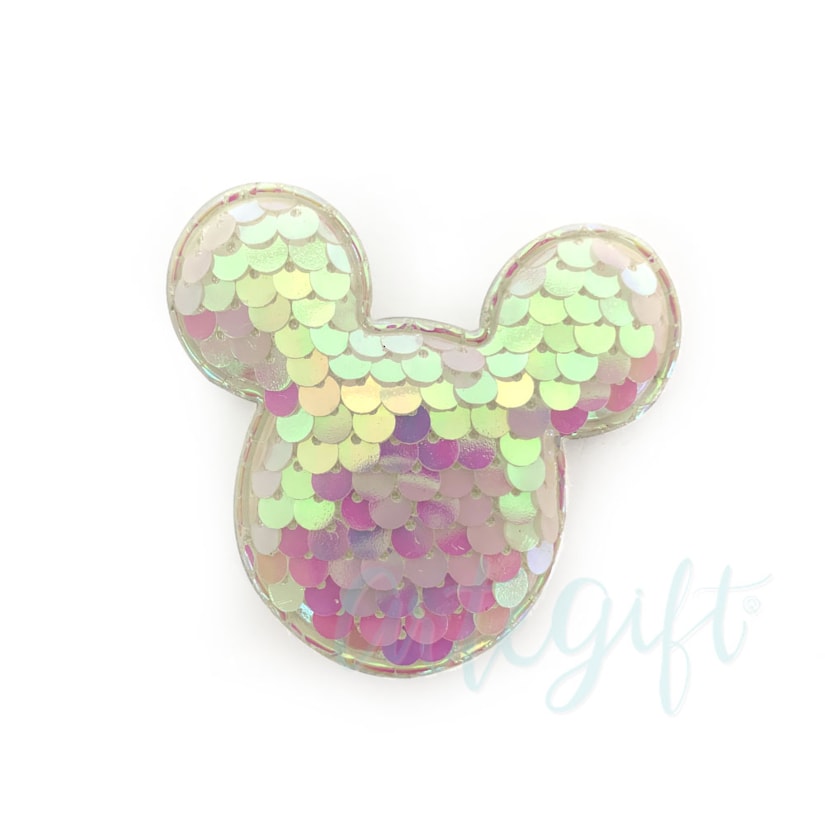 Aplique Urso Paetê Pacote 2 Unidades