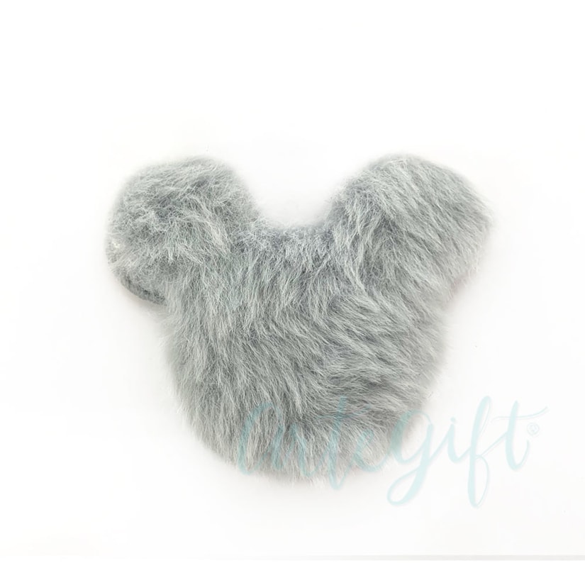 Aplique Urso Pelo Azul Pacote 2 Unidades