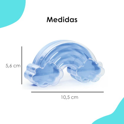 Arco-Íris Azul Caixa Acrílica