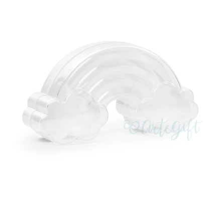 Arco-Íris Branco Caixa Acrílica