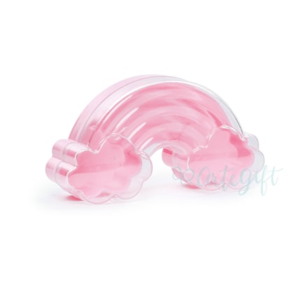 Arco-Íris Rosa Caixa Acrílica