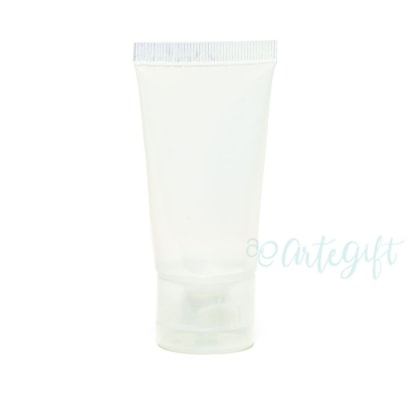 Bisnaga Plástica 30ML Tampa Flip Transparente