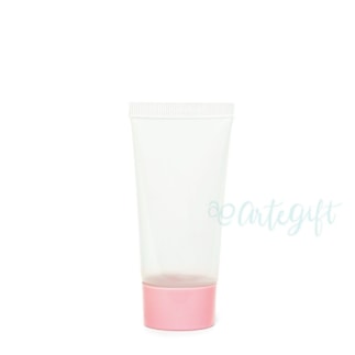 Bisnaga Plástica 30ML Tampa Rosca Rosa