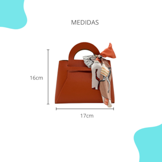 Bolsa Médium Herm  - Laranja