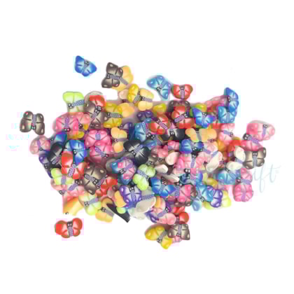 Borboleta Fimo Fatiado 10 Gramas