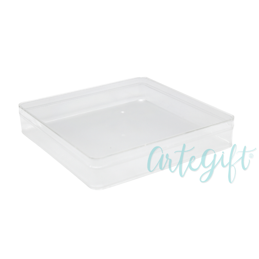 Caixa Acrilica Cristal Quadrada  18X18