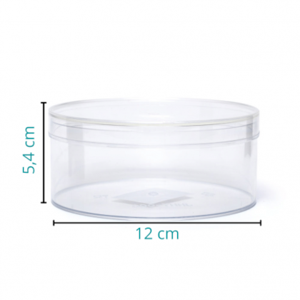 Caixa Acrílica Cristal Redonda