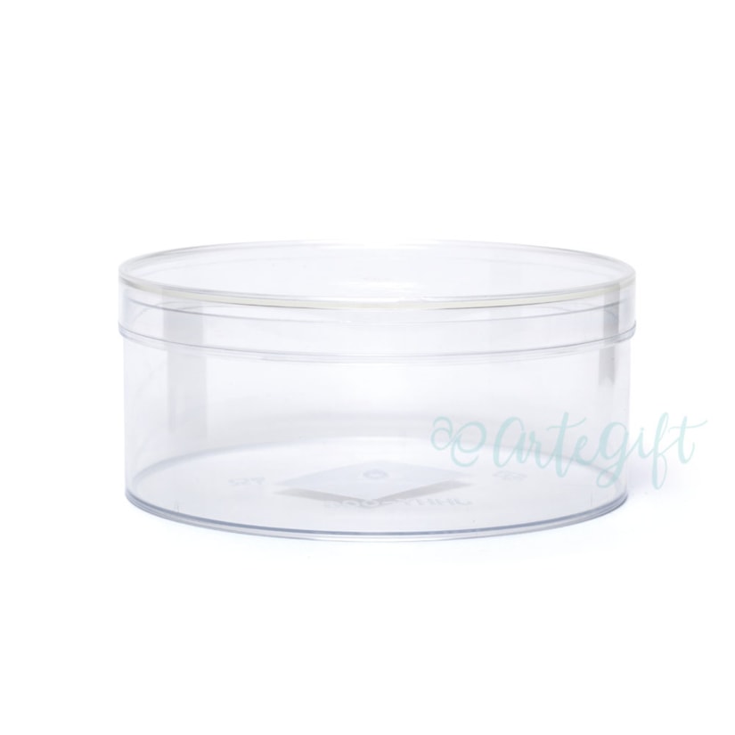 Caixa Acrílica Cristal Redonda