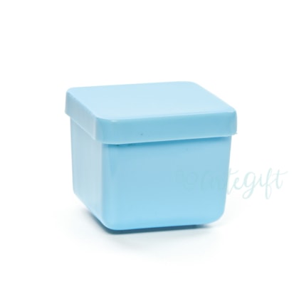Caixa Acrílica Quadrada Azul 5x5CM