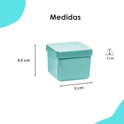 Caixa Acrílica Quadrada Tiffany 5X5CM