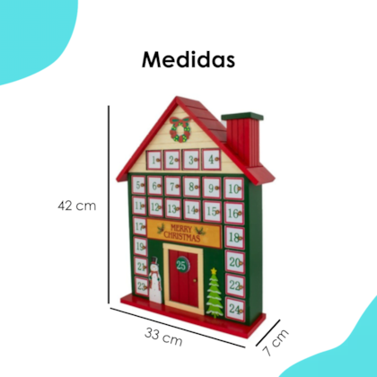 Casa Natalina - Calendário do Advento
