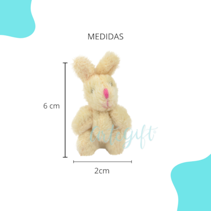 Coelho Chaveiro 6Cm Off White