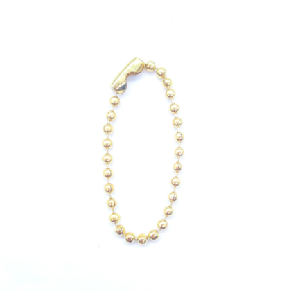 Corrente de Bolinha Para Chaveiro Ouro
