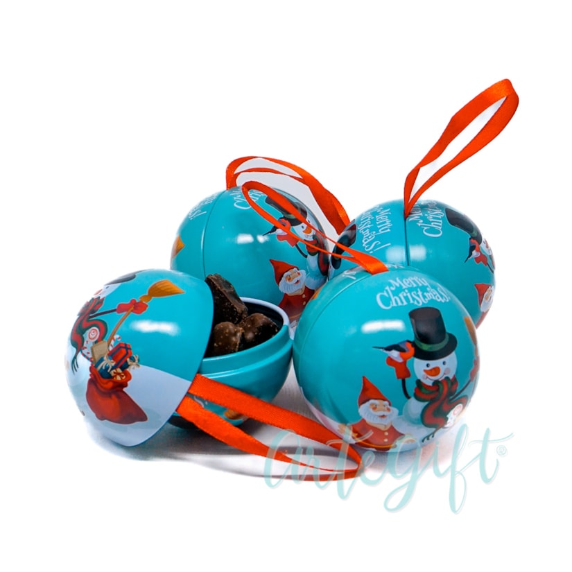 ESFERA DE METAL TIFFANY CHRISTMAS - NATAL