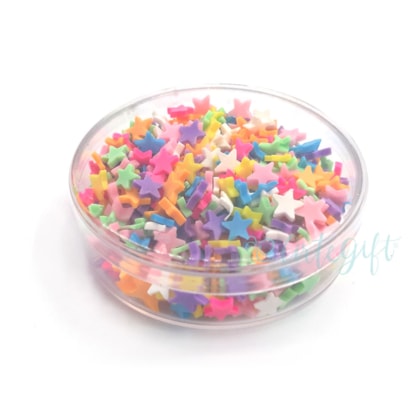 Estrela Fimo Fatiado  10 Gramas