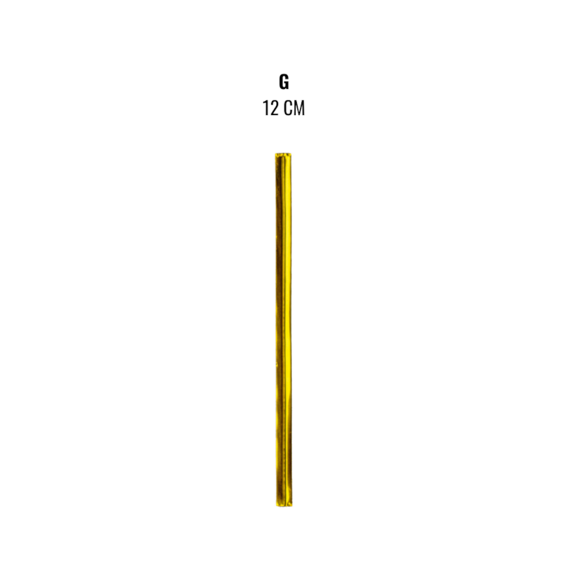 Fecho Prático Dourado 12cm