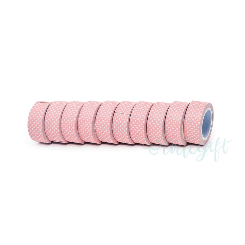 Fita Dec. Poa Rosa - Kit Com 10 Unidades