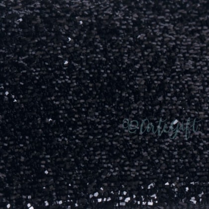 Fita Lurex 4CM Preta - Rolo C/ 22,8Metros