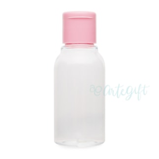 FRASCO PET CILÍNDRICO 45ML TAMPA FLIP-TOP - PACOTE COM 10 UNIDADES