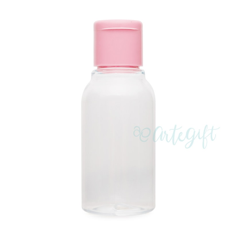 FRASCO PET CILÍNDRICO 45ML TAMPA FLIP-TOP - PACOTE COM 10 UNIDADES