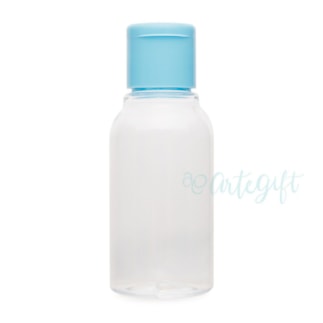 FRASCO PET CILÍNDRICO 45ML TAMPA FLIP-TOP - PACOTE COM 10 UNIDADES