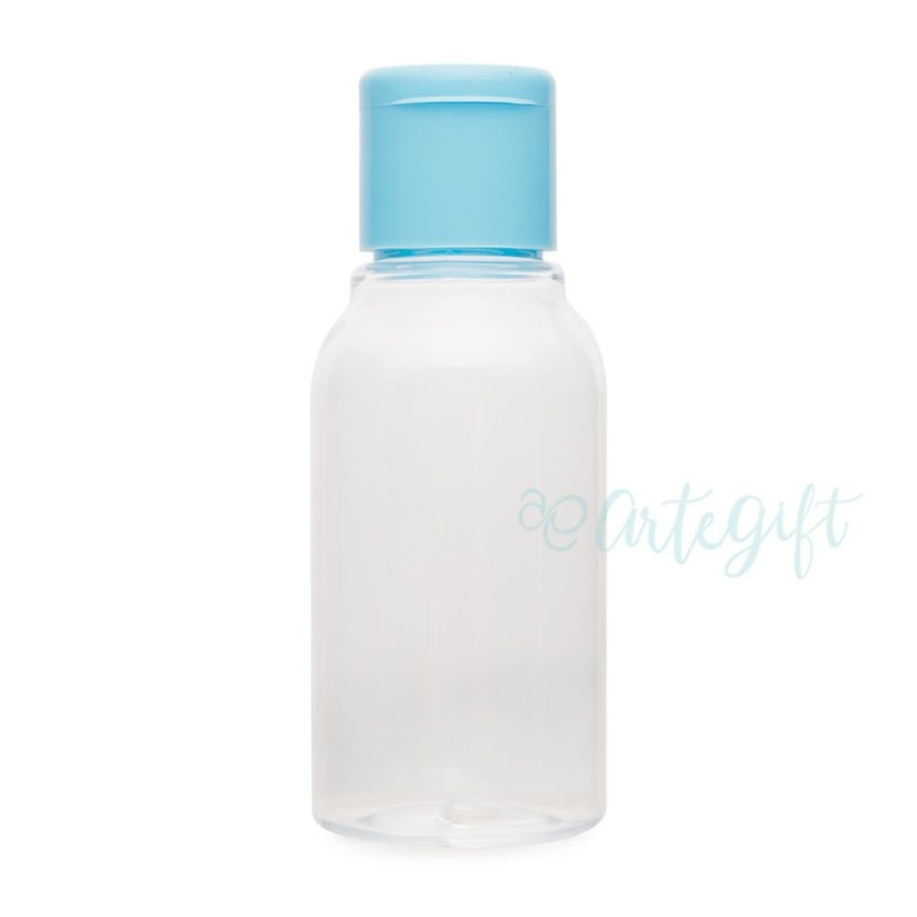 FRASCO PET CILÍNDRICO 45ML TAMPA FLIP-TOP - PACOTE COM 10 UNIDADES