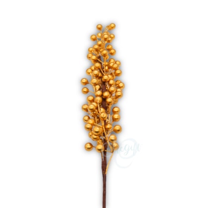 Galho Berry Dourado 70CM