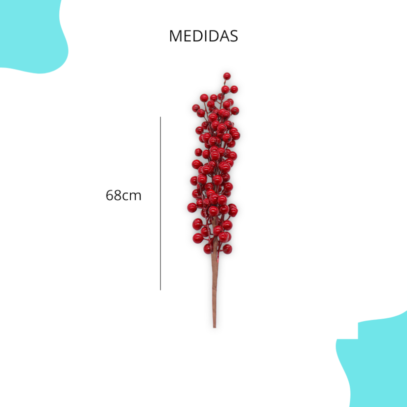 Galho Cereja Fechado 68CM