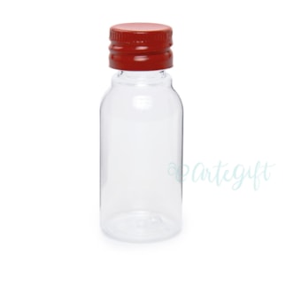 GARRAFA PET 45ML CILINDRICO - PACOTE COM 10 UNIDADES