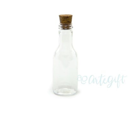 Garrafa PET 50ML Tampa Rolha