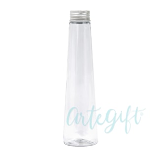 Garrafa Slim 200ML Tampa Prata