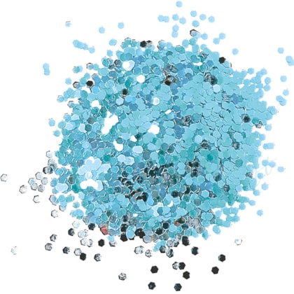 Glitter 1/24 Azul Claro  40 Gramas