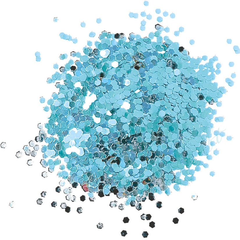 Glitter 1/24 Azul Claro 40 Gramas