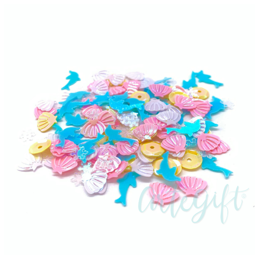 Lantejoula Conchas 10 Gramas