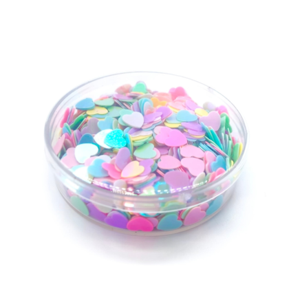 Lantejoula Coração 10 Gramas