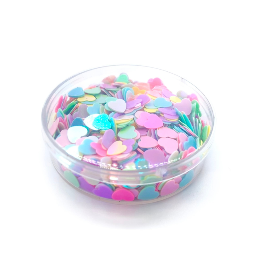 Lantejoula Coração 10 Gramas