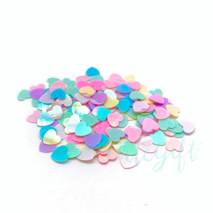 Lantejoula Coração 10 Gramas