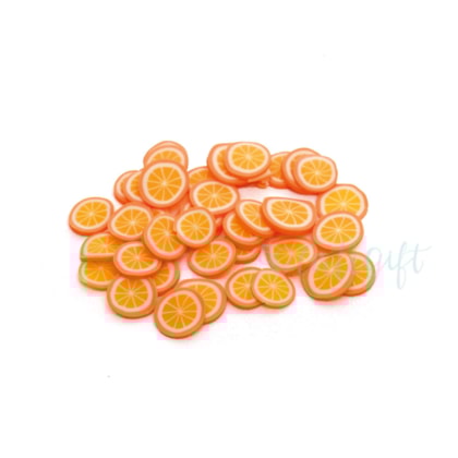 Laranja Fimo Fatiado 10 Gramas