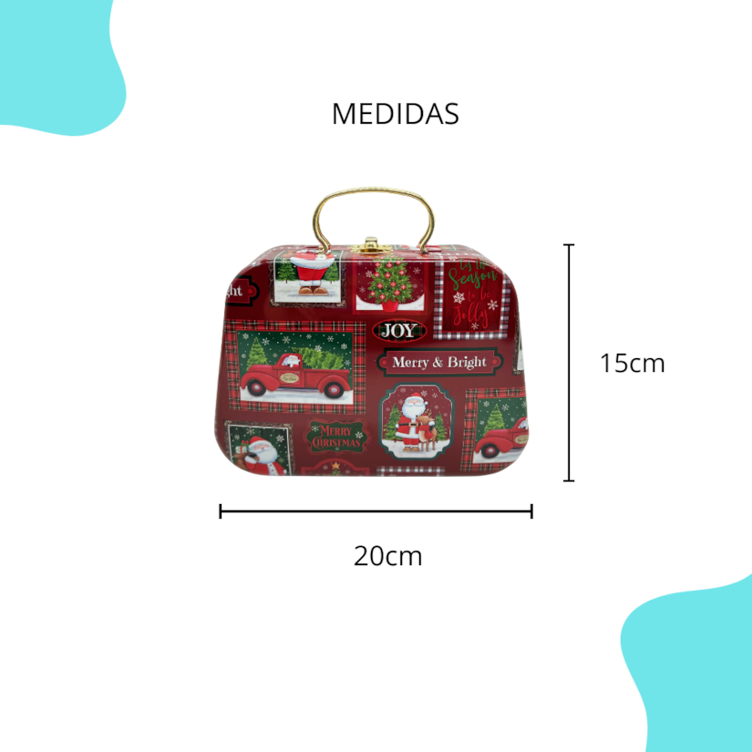 Lata Natal - Maleta Noel