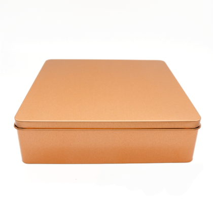 Lata Quadrada Grande Rose Gold 19,5 x 19,5 x 5,5